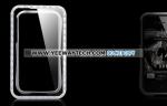 Aluminium Alloy Metal Bumper Case For iPhone 4S - Grey