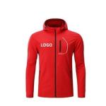 Men Warm Autumn Down Jacket Long Sleeve Waterproof With Hoodies