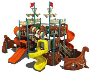 Wholesale pirate ship plastic swing sets,toddler outdoor play equipment,kids playground toys from china suppliers