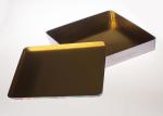 Empty Biscuits Packaging Square Metal Tins