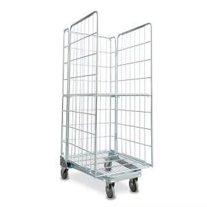 Wholesale Industrial Folding Galvanized Welded Wire Mesh Storage Containers from china suppliers