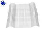 Skylight Anti UV FRP Transparent Roofing Tiles For Garden Warehouse Park