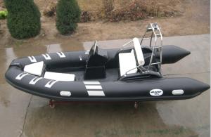 Wholesale 2022 hard bottom PVC boat rib480C with side console more colors from china suppliers