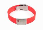 Ruochu Sport ID Bracelet Logo Customized Laser Engraved Silicone Bracelets