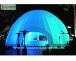8m dia. trade show led light inflatable dome tent made of best pvc coated nylon