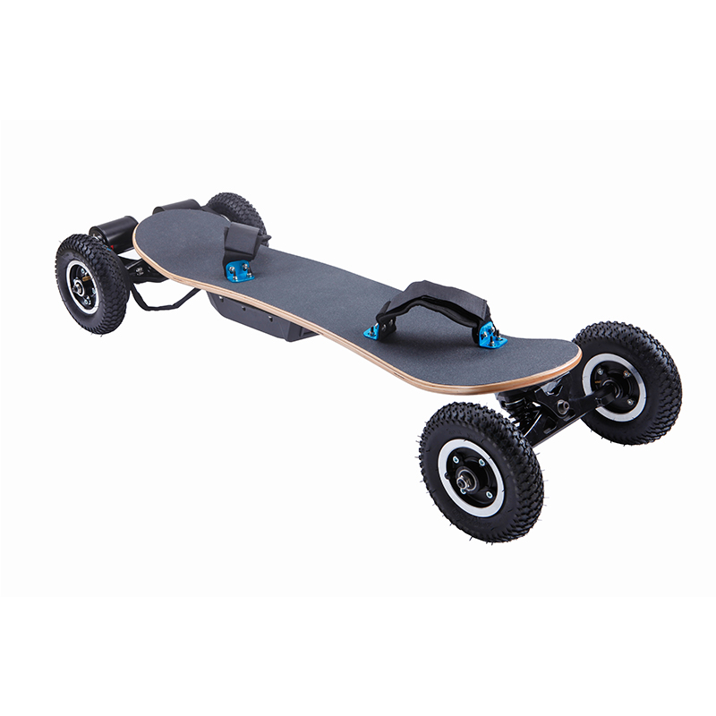 8 Inch Portable Electric Skateboard 1650w*2 Motor 7 PLY Maple Deck Material