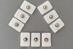 china adhesive round disposable ecg electrodes pads ecg chest electrode3 lead