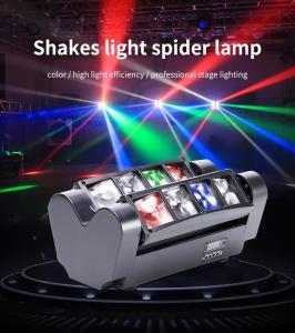 Wholesale Mini Spider 8*3w Rgbw Led Club Light Dmx 512 Moving Head Wash Light Bar Disco Dj from china suppliers