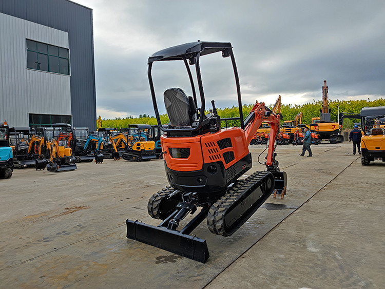China 1.8ton 1.6ton bucket Hydraulic Small Digger Mini Crawler Excavator without tail no tail