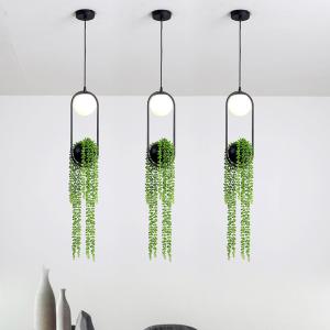 Wholesale Creative Plant LED Pendant Lights Modern Indoor Lighting Grass Hanging Lamps(WH-GP-69) from china suppliers