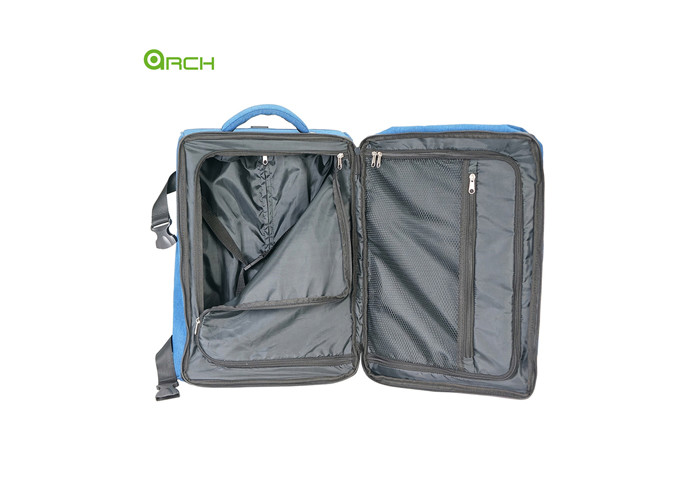 Durable Carry On Travel Luggage Bag With Front Straps