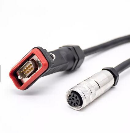 PCB Mount M16 Circular Connector For DB9 Male Female Waterproof
