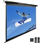 Customized Full HD Electric Projection Screens Metal Housing For Large Cinema