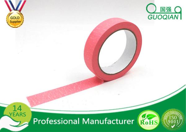 Office Labeling Adhesive Stickers Easy Tear Decorative Craft Tape Pink / Purple