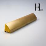 OEM Golden Brass Cylinder Lock Fade Resistant For Window Decoration