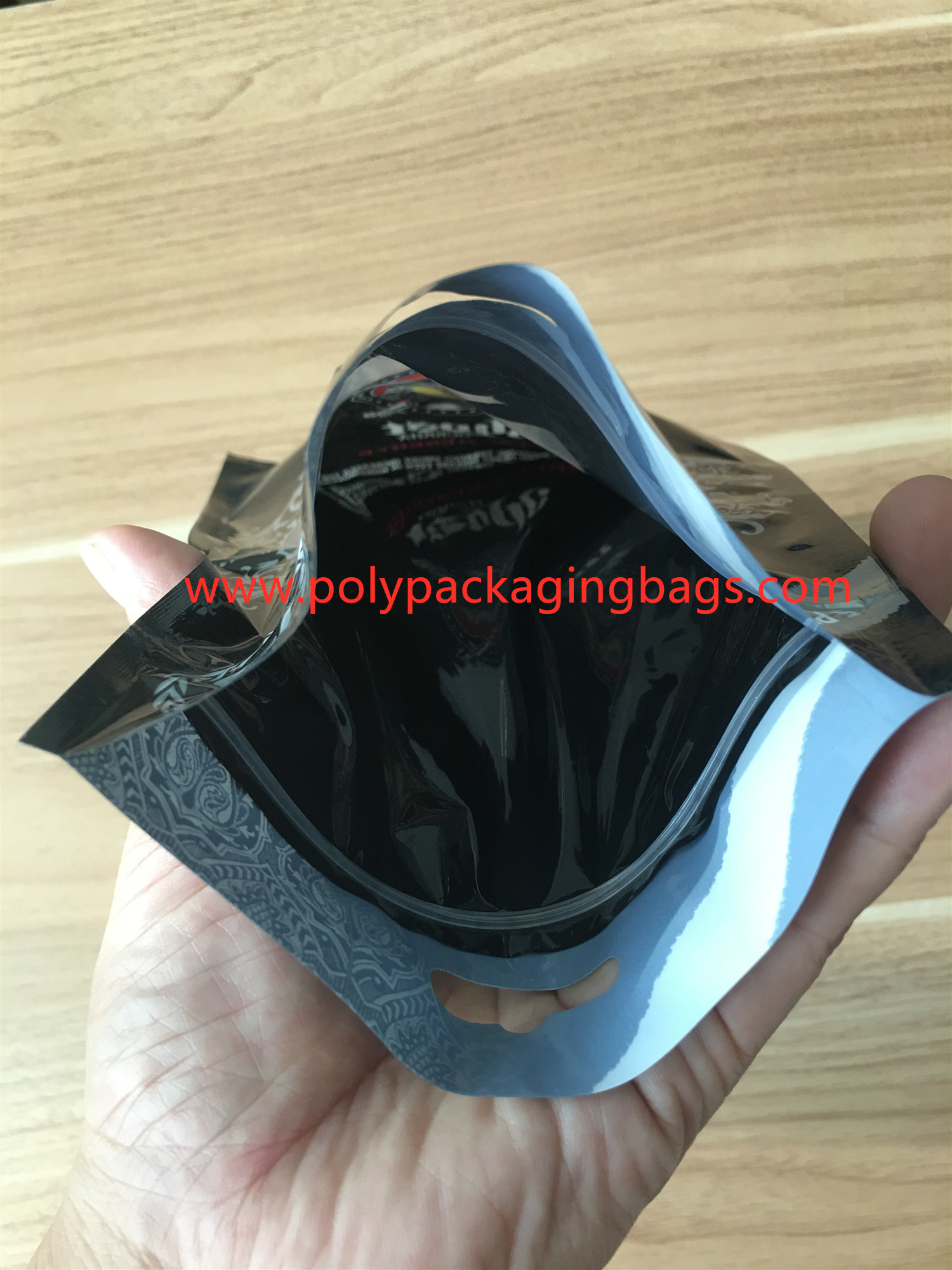 Universal Zipper Plastic Moisturizing Cigar Pouch Bag Classic Black Color