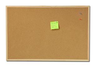 Wholesale 30X40 Decorative White Framed Cork Board Soft Wood Surface OEM Service from china suppliers