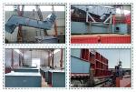 Corrugated Incline Conveyor Belt Adjustable Speed 0-90 Degree Angel Customized