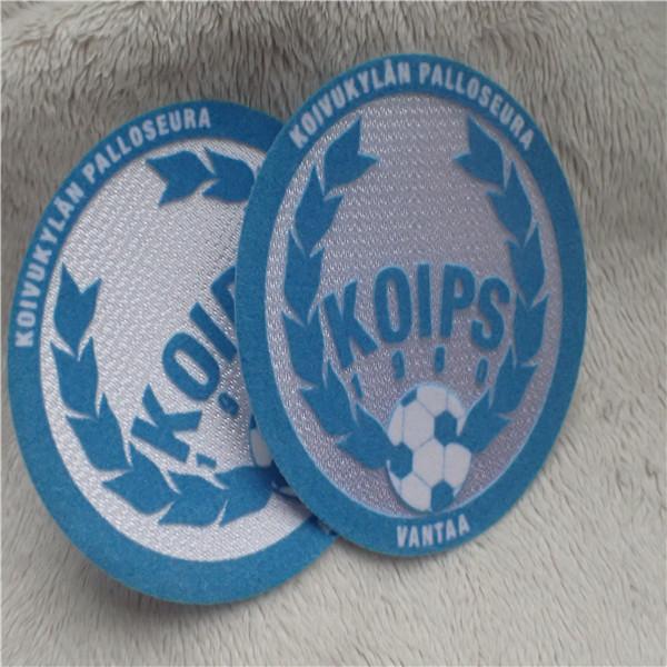 SGS Football Team Badge / Ordinary Plush Monochrome Tatami Flocking Heat