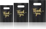 Custom Logo Printing Handle Shopping Bag Reusable Plastic Gift Bags For Retail