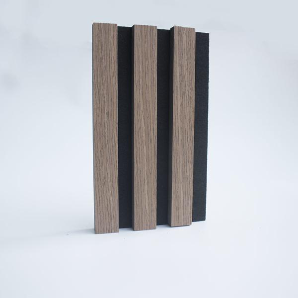 600*2400*21mm 3 Sides Coated Slat Wood Absorbing Application Meeting Room