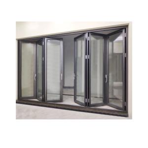 Wholesale Modern Design Aluminum Alloy Frame Thermal Break Low-E Glass Bifold Door at Affordable from china suppliers