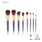 OEM 8PCS Cosmetic Makeup Brush Set Eco Friendly Professional Travel With Wooden
