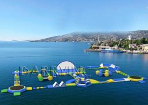 Wholesale Outdoor Water Waves Water Park Equipment , Inflatable Floating Water Park from china suppliers