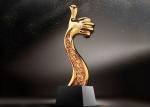 Resin Material Trophies For School Awards , Thumb Shape Award Cups Trophies