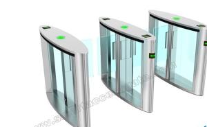 Wholesale Multi-Channel 304 Stainless Steel Slim Swing Gates Electronic Turnstile Speed Gate for Government from china suppliers