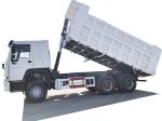 White 24V Used Dump Trucks 6x4 371hp Howo 12 Wheeler DOT
