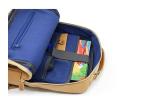 Manufactures Custom Male Brown Washable Kraft Paper Bag Softback Backpack With