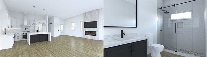 1.5mm Vinyl Flooring Prefab Mobile House Kits AS/NZS 4600 Light Steel Frame