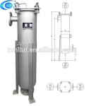 304/316 Stainless Steel Side Entry Liquid Filter Bag Housing for 3" PP/PE/Nylon