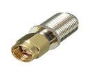 Alloy Steel SMA RF Connector SMA Male to F Female Adapter Low Reflection
