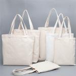 CMYK Printing Natural Color 34x45cm Shopping Tote Bag