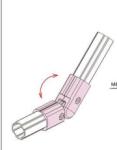 Anodizing Silver Die Casting Aluminum Pipe Joints AL-30 for Fitting Aluminum