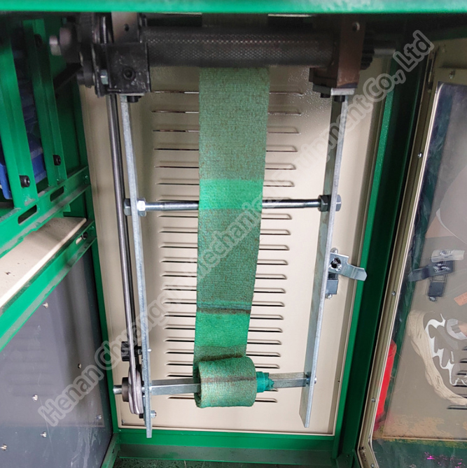 220v Cloth Bath Strip Knitting Machine Vertical Steel Wire Sponge Rub Machine Steel Wire Sponge Scrubber Machine