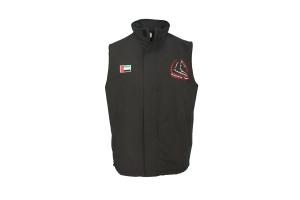 Wholesale Thermal Black 413g Fleece Jacket Sleeveless With Embroidery from china suppliers