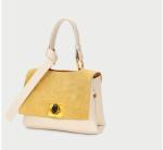 Two-tone Women Handbags Fashion Cowhide Tote Bags Genuine Cow Leather Bag