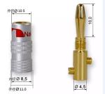 24K Gold Plated Nakamichi Speaker Connectors , Practical Nakamichi BFA Banana