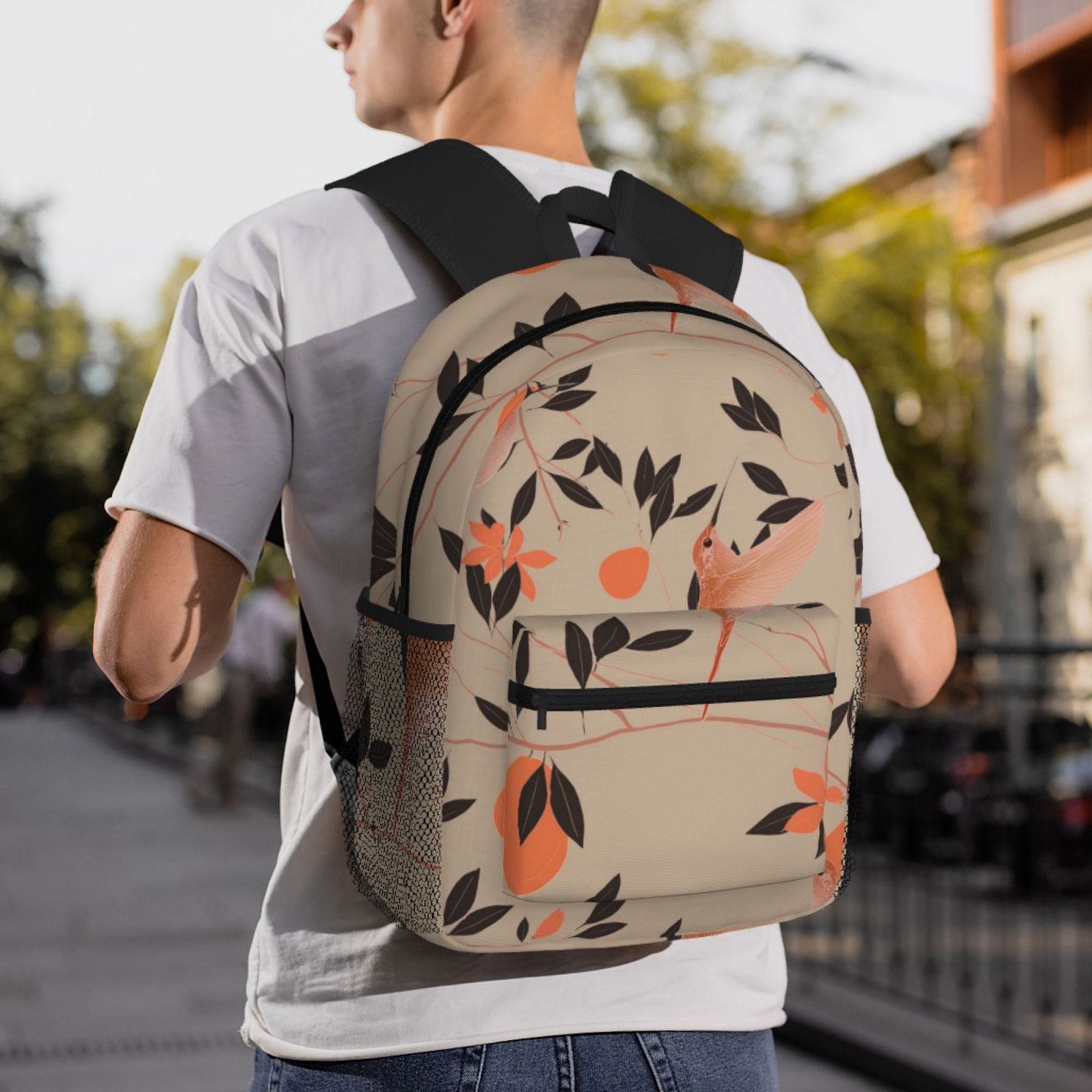 High School Bags Interior Compartment Backpack for Personalized School Essentials