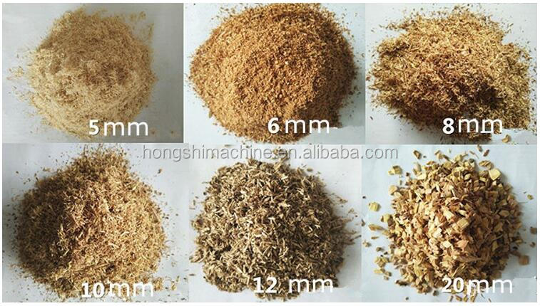 Tree Log Wood Crusher Biomass Pellet Machine High Capacity