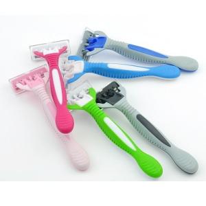 Wholesale Wholesale Eco Friendly Shaving Razors Rubber Handle Six Blades Disposable Razor from china suppliers