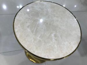 Wholesale 60cm White Marble Top Side Table from china suppliers
