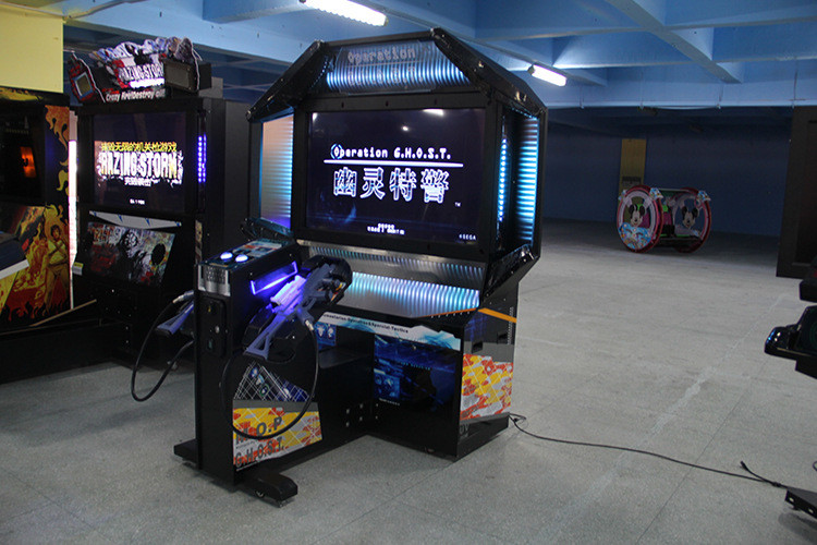 Ghost Police Shooting Arcade Machine For Game Center 12 Months Warranty