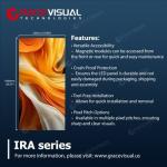 IRA Series Indoor Rental Screen 500*1000/500*500mm With 7680HZ High Refresh Rate