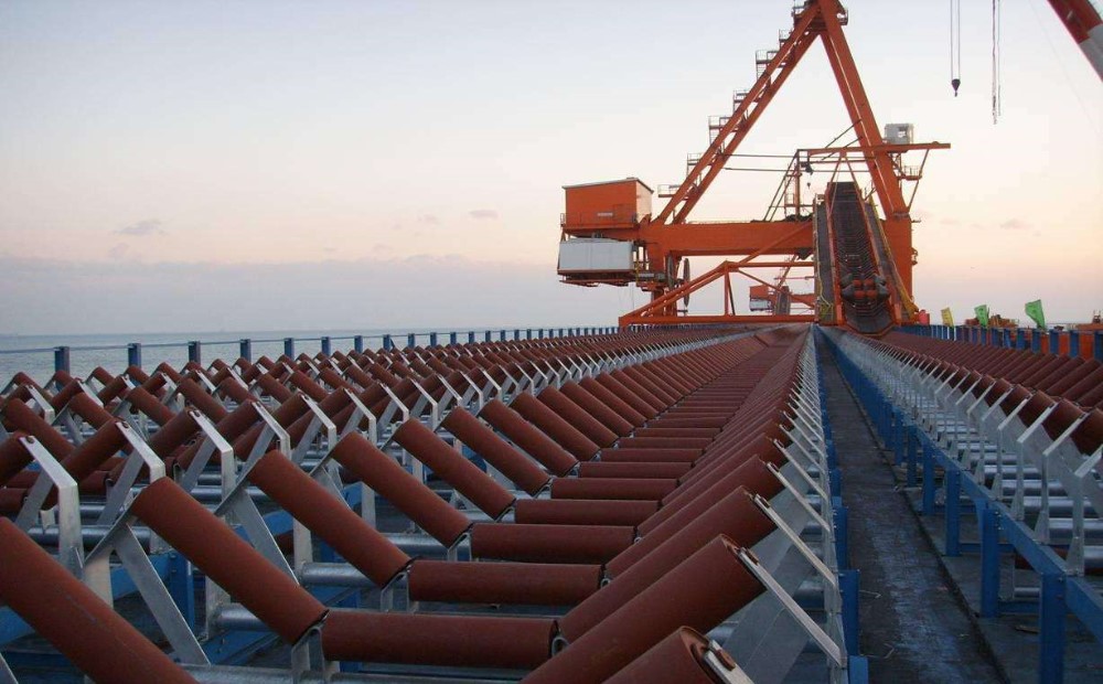 Rubber Cover 2800mm Conveyor Transition Rollers Drive Pulley