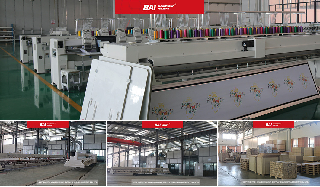 400mm Multi Head Embroidery Machine 220V 12 Needles For T Shirt