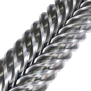 Wholesale PVC Conical Twin Screw Barrel 0.5-0.8mm For SPC Plastic Board Machine from china suppliers